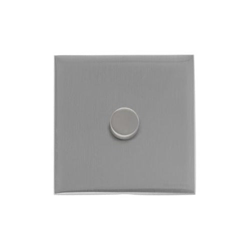 Winchester Range Satin Chrome Silk Switches & Sockets, W35 - 1G Multi Location Primary Dimmer by Heritage Brass By M-Marcus
