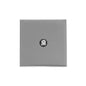 Winchester Range Satin Chrome Silk Switches & Sockets, W35 - 1 Gang Satellite Socket by Heritage Brass By M-Marcus