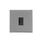 Winchester Range Satin Chrome Silk Switches & Sockets, W35 - Unswitched Spur (13 Amp) by Heritage Brass By M-Marcus