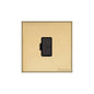 Windsor Range Matt Brass Switches & Sockets, WN40 - Switched Spur with Neon + Cord (13 Amp) by Heritage Brass By M-Marcus