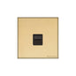 Windsor Range Matt Brass Switches & Sockets, WN40 - 1 Gang Master Line Socket by Heritage Brass By M-Marcus