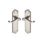 Buckingham Door Handle on Plate by M Marcus - Heritage Brass
