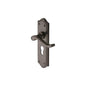 Buckingham Door Handle on Plate by M Marcus - Heritage Brass