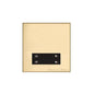 Winchester Range Satin Brass Switches & Sockets, W44 - Shaver Socket Output Voltage 110/240V by Heritage Brass By M-Marcus
