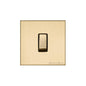 Winchester Range Satin Brass Switches & Sockets, W44 - 20A Double Pole Switch by Heritage Brass By M-Marcus
