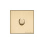 Winchester Range Satin Brass Switches & Sockets, W44 - 1 Gang TED Dimmer (Compatible with LED Lamps) by Heritage Brass By M-Marcus