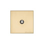 Winchester Range Satin Brass Switches & Sockets, W44 - 1 Gang Satellite Socket by Heritage Brass By M-Marcus