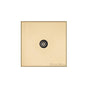 Winchester Range Satin Brass Switches & Sockets, W44 - 1 Gang Isolated TV Coaxial Socket by Heritage Brass By M-Marcus