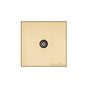 Winchester Range Satin Brass Switches & Sockets, W44 - 1 Gang Non-Isolated TV Coaxial Socket by Heritage Brass By M-Marcus