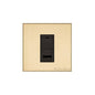 Winchester Range Satin Brass Switches & Sockets, W44 - 1 Gang CAT6 by Heritage Brass By M-Marcus