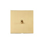 Winchester Range Satin Brass Switches & Sockets, W44 - 1 Gang Stockholm Toggle by Heritage Brass By M-Marcus