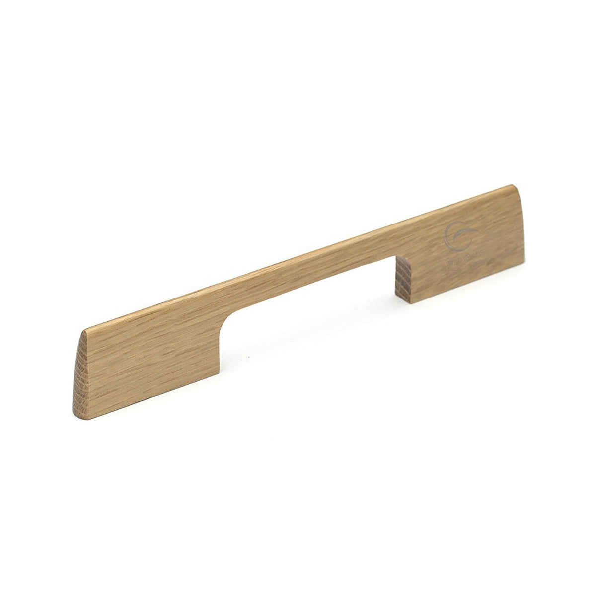 Wooden Cabinet Pull Handle Slim Metro by M Marcus - Heritage Brass
