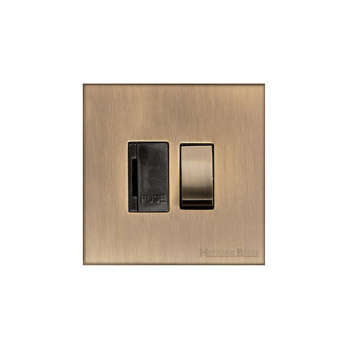 Winchester Range Antique Brass Switches & Sockets, W91 - Switched Spur (13 Amp) by Heritage Brass By M-Marcus