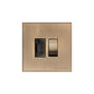 Winchester Range Antique Brass Switches & Sockets, W91 - Switched Spur (13 Amp) by Heritage Brass By M-Marcus