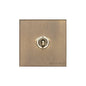 Winchester Range Antique Brass Switches & Sockets, W91 - 1 Gang Toggle Switch by Heritage Brass By M-Marcus