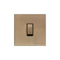 Winchester Range Antique Brass Switches & Sockets, W91 - 1 Gang Rocker Switch by Heritage Brass By M-Marcus