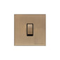 Winchester Range Antique Brass Switches & Sockets, W91 - 1 Gang Intermediate Rocker Switch by Heritage Brass By M-Marcus