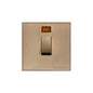 Winchester Range Antique Brass Switches & Sockets, W91 - 20A Double Pole Switch with Neon by Heritage Brass By M-Marcus