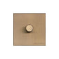 Winchester Range Antique Brass Switches & Sockets, W91 - 1 Gang Dimmer 400 watts (Compatible with halogen/ incandescent bulbs) by Heritage Brass By M-Marcus
