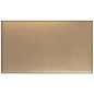 Winchester Range Antique Brass Switches & Sockets, W91 - Double Blank Plate by Heritage Brass By M-Marcus
