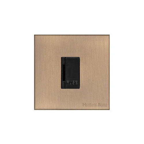 Winchester Range Antique Brass Switches & Sockets, W91 - Unswitched Spur (13 Amp) by Heritage Brass By M-Marcus