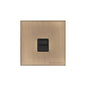 Winchester Range Antique Brass Switches & Sockets, W91 - 1 Gang Master Line Socket by Heritage Brass By M-Marcus