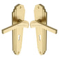 Waldorf Door Handle on Plate by M Marcus - Heritage Brass
