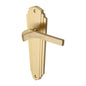 Waldorf Door Handle on Plate by M Marcus - Heritage Brass