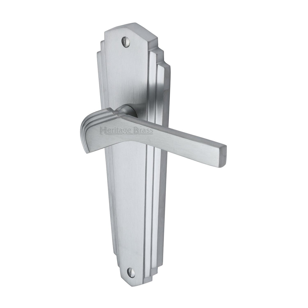 Waldorf Door Handle on Plate by M Marcus - Heritage Brass