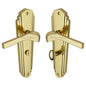 Waldorf Door Handle on Plate by M Marcus - Heritage Brass