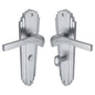 Waldorf Door Handle on Plate by M Marcus - Heritage Brass