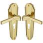 Waldorf Door Handle on Plate by M Marcus - Heritage Brass