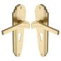 Waldorf Door Handle on Plate by M Marcus - Heritage Brass