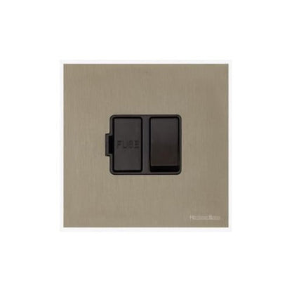 Windsor Range Aged Pewter Switches & Sockets, WAP - Switched Spur (13 Amp) by Heritage Brass By M-Marcus