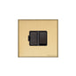 Windsor Range Satin Brass Switches & Sockets, WN44 - Switched Spur (13 Amp) by Heritage Brass By M-Marcus