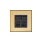 Windsor Range Satin Brass Switches & Sockets, WN44 - 2 Gang Secondary Line Socket by Heritage Brass By M-Marcus