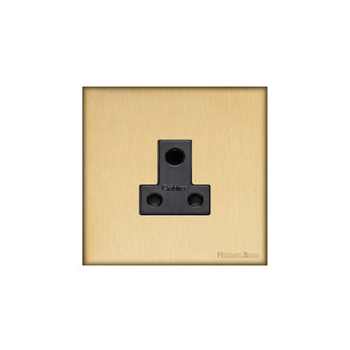 Windsor Range Matt Brass Switches & Sockets, WN40 - 5 Amp 3 Round Pin Socket by Heritage Brass By M-Marcus
