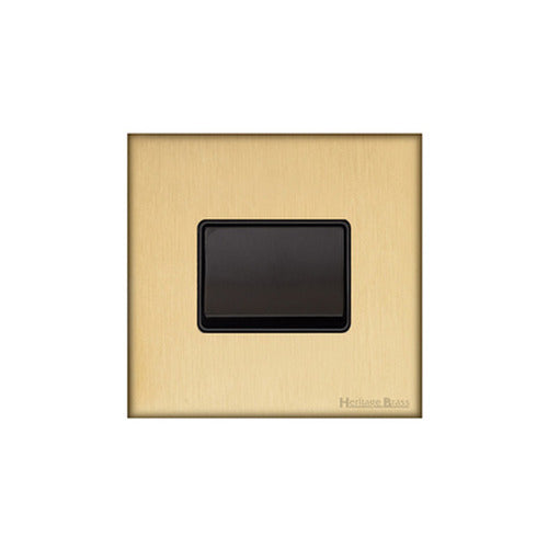Windsor Range Matt Brass Switches & Sockets, WN40 - 6A Triple Pole Fan Isolator Switch by Heritage Brass By M-Marcus