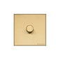 Windsor Range Satin Brass Switches & Sockets, WN44 - 1 Gang Dimmer 400 watts (Compatible with halogen/ incandescent bulbs) by Heritage Brass By M-Marcus