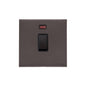 Windsor Range Satin Nickel Switches & Sockets, WN5 - 20A Double Pole Switch with Neon by Heritage Brass By M-Marcus