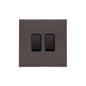 Windsor Range Polished Brass Switches & Sockets, WN1 - 2 Gang Rocker Switch by Heritage Brass By M-Marcus