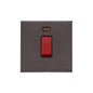 Windsor Range Polished Brass Switches & Sockets, WN1 - 45A DP Cooker Switch with Neon (single plate) by Heritage Brass By M-Marcus