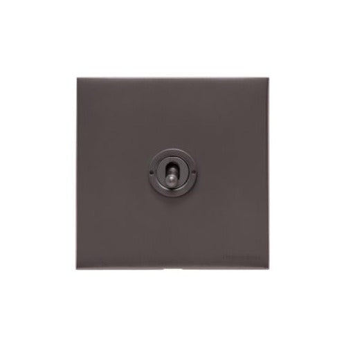 Windsor Range Matt Bronze Switches & Sockets, WN9 - 1 Gang Dimming Toggle Switch by Heritage Brass By M-Marcus