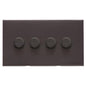 Windsor Range Matt Bronze Switches & Sockets, WN9 - 4G Multi Location Secondary Dimmer by Heritage Brass By M-Marcus