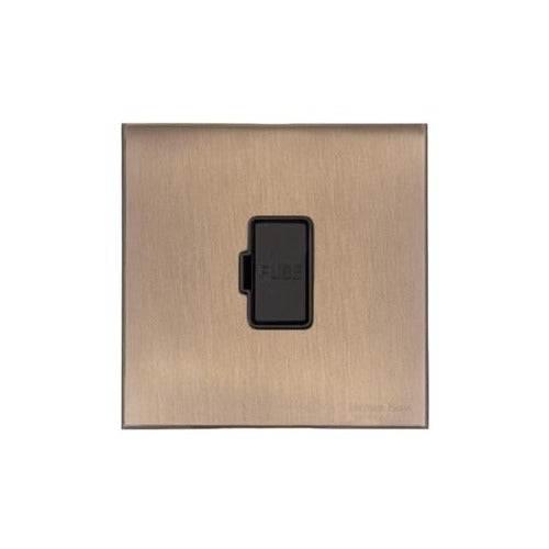 Windsor Range Matt Antique Brass Switches & Sockets, WN92 - Unswitched Spur (13 Amp) by Heritage Brass By M-Marcus