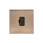 Windsor Range Matt Antique Brass Switches & Sockets, WN92 - Unswitched Spur (13 Amp) by Heritage Brass By M-Marcus