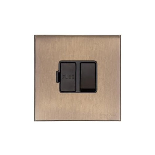 Windsor Range Matt Antique Brass Switches & Sockets, WN92 - Switched Spur (13 Amp) by Heritage Brass By M-Marcus
