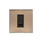 Windsor Range Matt Antique Brass Switches & Sockets, WN92 - 1 Gang CAT6 by Heritage Brass By M-Marcus