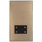 Windsor Range Antique Brass Switches & Sockets, WN91 - Shaver Socket Output Voltage 110/240V by Heritage Brass By M-Marcus