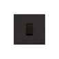 Windsor Range Matt Black Switches & Sockets, WBK - 1 Gang Rocker Switch by Heritage Brass By M-Marcus